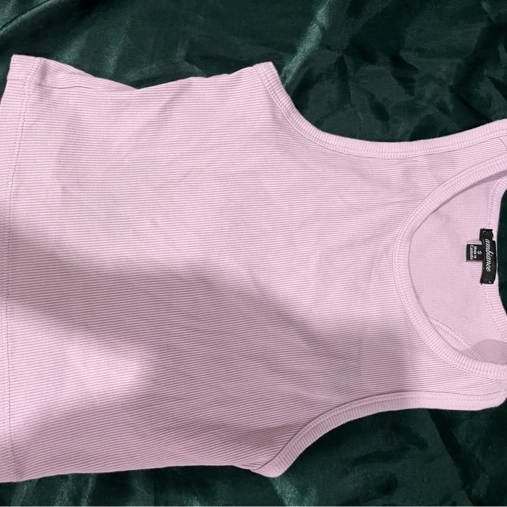 Purple crop top